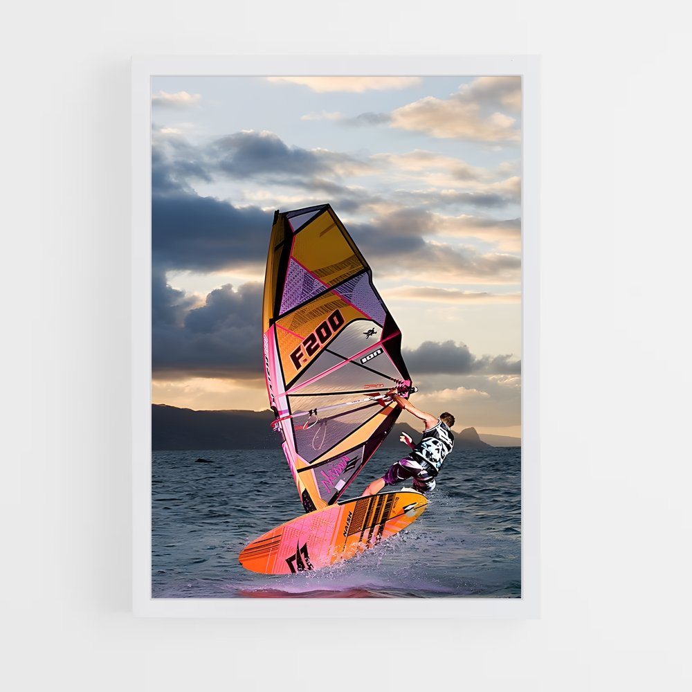 Poster Surf des Vents – affiche Planche à voile (vue 3)